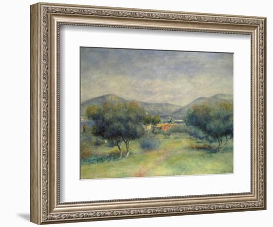 Landschaft Bei Toulons-Pierre-Auguste Renoir-Framed Giclee Print