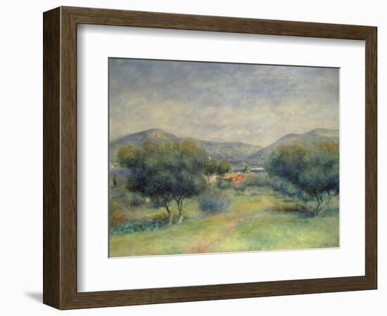 Landschaft Bei Toulons-Pierre-Auguste Renoir-Framed Giclee Print