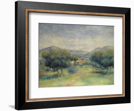 Landschaft Bei Toulons-Pierre-Auguste Renoir-Framed Giclee Print