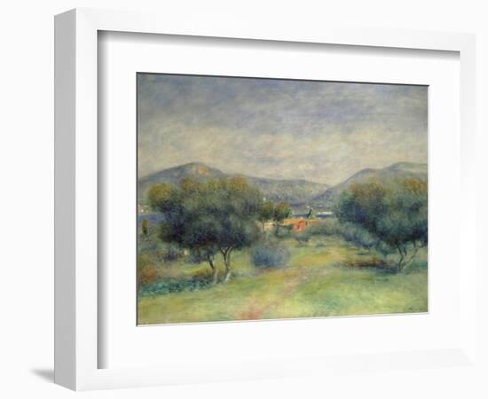 Landschaft Bei Toulons-Pierre-Auguste Renoir-Framed Giclee Print