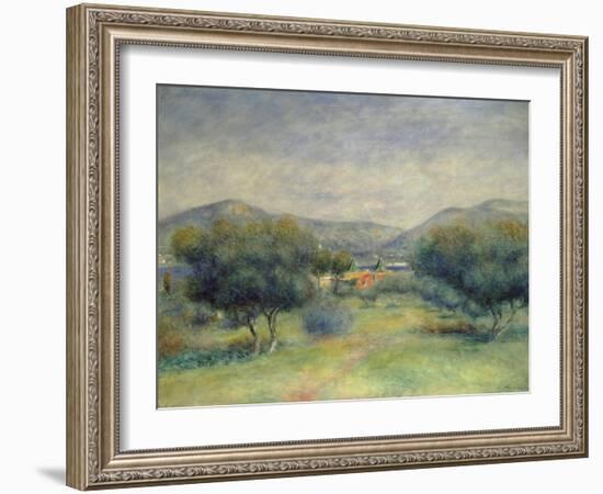 Landschaft Bei Toulons-Pierre-Auguste Renoir-Framed Giclee Print