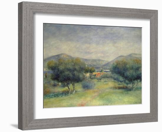 Landschaft Bei Toulons-Pierre-Auguste Renoir-Framed Giclee Print