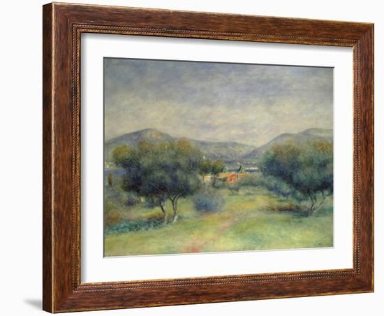 Landschaft Bei Toulons-Pierre-Auguste Renoir-Framed Giclee Print