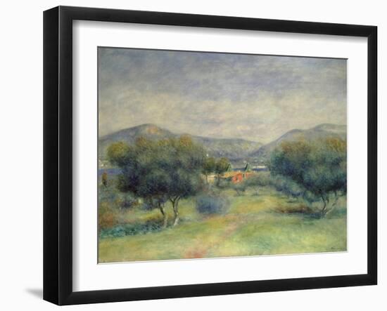 Landschaft Bei Toulons-Pierre-Auguste Renoir-Framed Giclee Print