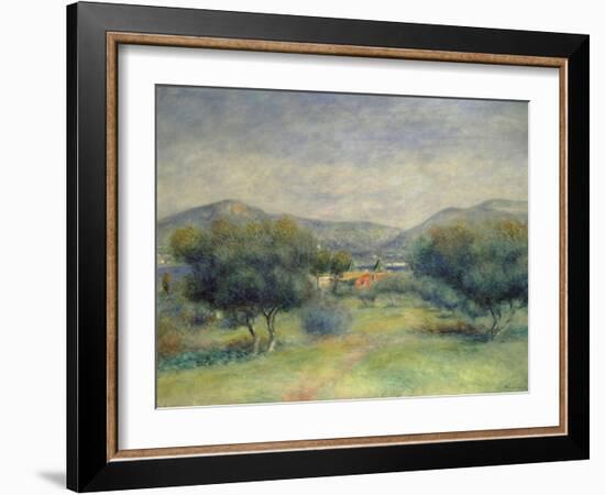 Landschaft Bei Toulons-Pierre-Auguste Renoir-Framed Giclee Print