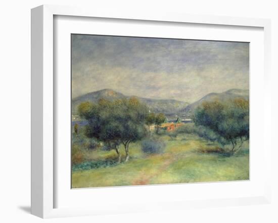 Landschaft Bei Toulons-Pierre-Auguste Renoir-Framed Giclee Print