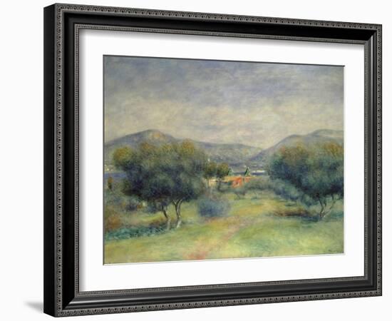 Landschaft Bei Toulons-Pierre-Auguste Renoir-Framed Giclee Print