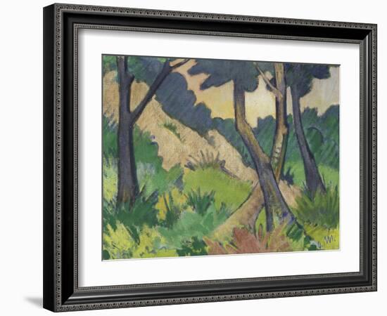 Landschaft III-Otto Mueller-Framed Giclee Print