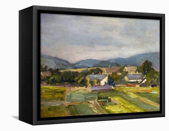 Landschaft in North Austria, 1907-Egon Schiele-Framed Premier Image Canvas