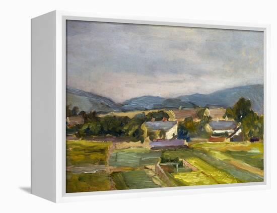 Landschaft in North Austria, 1907-Egon Schiele-Framed Premier Image Canvas