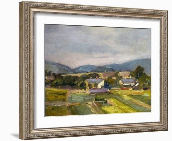 Landschaft in North Austria, 1907-Egon Schiele-Framed Giclee Print