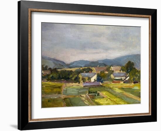 Landschaft in North Austria, 1907-Egon Schiele-Framed Giclee Print