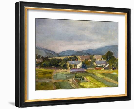 Landschaft in North Austria, 1907-Egon Schiele-Framed Giclee Print