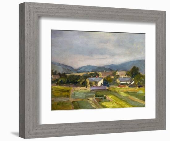 Landschaft in North Austria, 1907-Egon Schiele-Framed Giclee Print