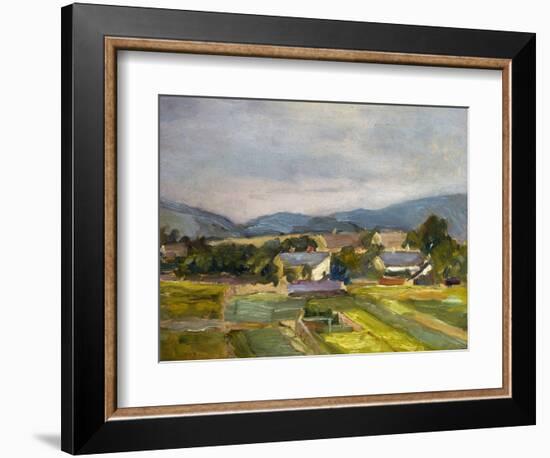 Landschaft in North Austria, 1907-Egon Schiele-Framed Giclee Print