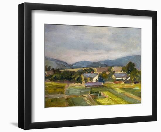 Landschaft in North Austria, 1907-Egon Schiele-Framed Giclee Print