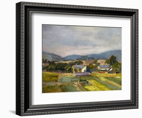 Landschaft in North Austria, 1907-Egon Schiele-Framed Giclee Print