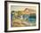 Landschaft mit Le Cap Nègre. Paysage avec le cap Nègre. 1906-Henri Edmond Cross-Framed Giclee Print