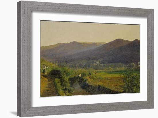 Landschaft Mit Weinbergen-Ferdinand Georg Waldmüller-Framed Giclee Print