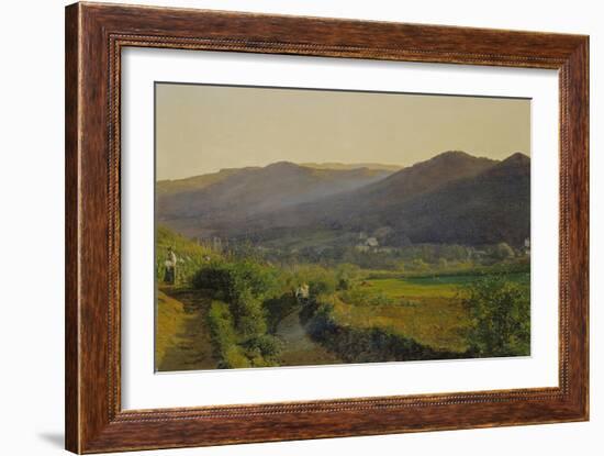 Landschaft Mit Weinbergen-Ferdinand Georg Waldmüller-Framed Giclee Print