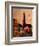 Landshut St Martin Church with Old Town-Markus Bleichner-Framed Art Print