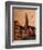 Landshut St Martin Church with Old Town-Markus Bleichner-Framed Art Print