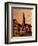 Landshut St Martin Church with Old Town-Markus Bleichner-Framed Art Print