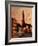 Landshut St Martin Church with Old Town-Markus Bleichner-Framed Art Print