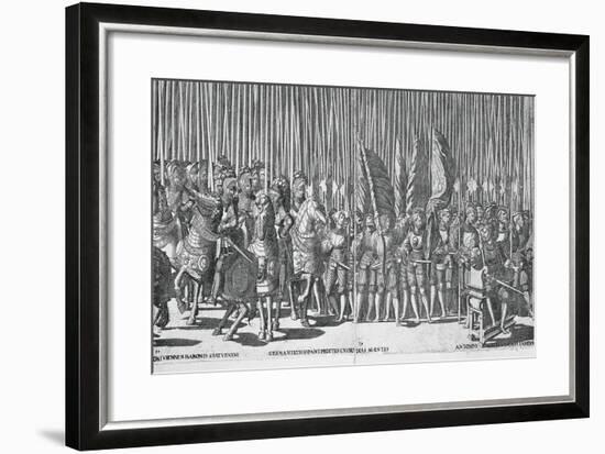 Landsknechte Mercenaries-null-Framed Giclee Print