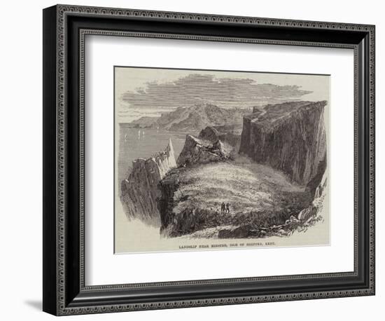 Landslip Near Minster, Isle of Sheppey, Kent-null-Framed Giclee Print