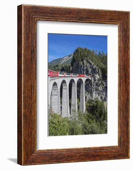 Landwasser Viadukt, Filisur, Graubunden, Swiss Alps, Switzerland, Europe-Angelo Cavalli-Framed Photographic Print