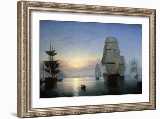 Lane: Boston Harbor-Fitz Hugh Lane-Framed Giclee Print