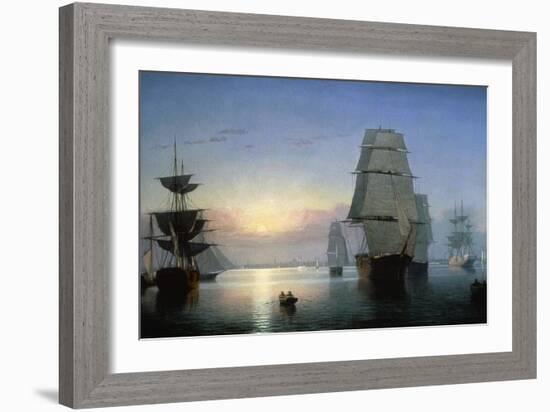 Lane: Boston Harbor-Fitz Hugh Lane-Framed Giclee Print