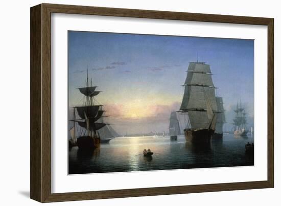 Lane: Boston Harbor-Fitz Hugh Lane-Framed Giclee Print