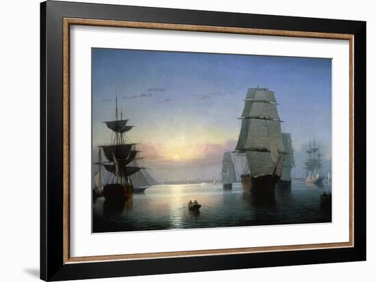 Lane: Boston Harbor-Fitz Hugh Lane-Framed Giclee Print