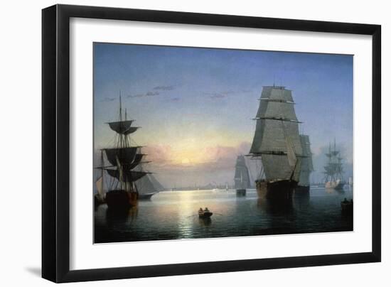 Lane: Boston Harbor-Fitz Hugh Lane-Framed Giclee Print