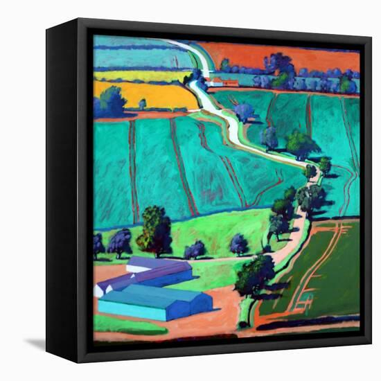 Lane II-Paul Powis-Framed Premier Image Canvas