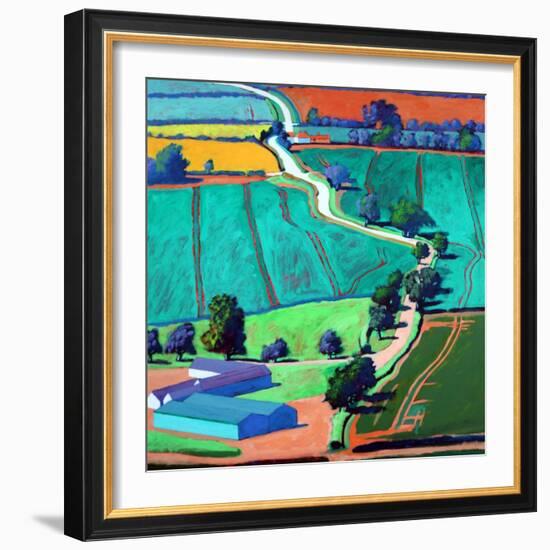 Lane II-Paul Powis-Framed Giclee Print