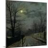 Lane in Cheshire, 1883-John Atkinson Grimshaw-Mounted Giclee Print