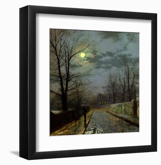 Lane in Cheshire-John Atkinson Grimshaw-Framed Giclee Print