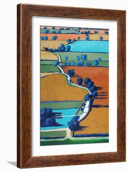 Lane towards Ledbury-Paul Powis-Framed Giclee Print