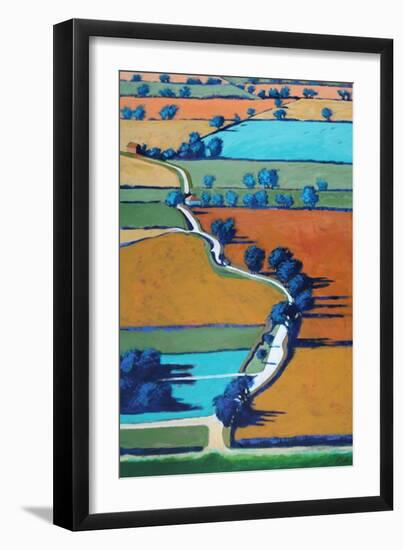 Lane towards Ledbury-Paul Powis-Framed Giclee Print