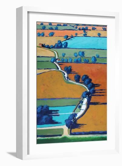 Lane towards Ledbury-Paul Powis-Framed Giclee Print