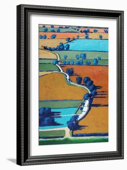 Lane towards Ledbury-Paul Powis-Framed Giclee Print