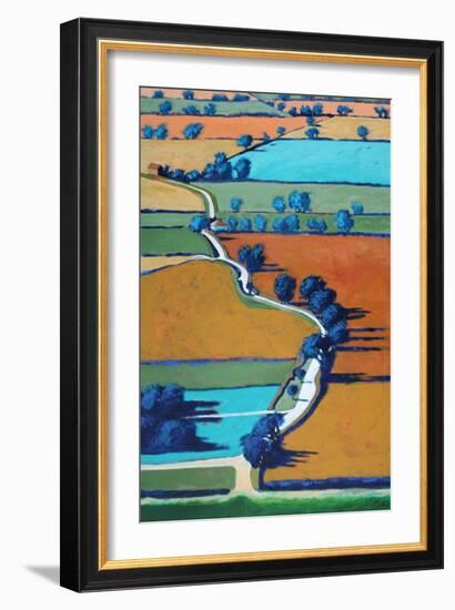 Lane towards Ledbury-Paul Powis-Framed Giclee Print