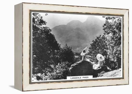 Langdale Pikes, Cumbria, 1936-null-Framed Premier Image Canvas