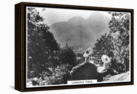 Langdale Pikes, Cumbria, 1936-null-Framed Premier Image Canvas
