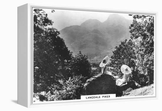 Langdale Pikes, Cumbria, 1936-null-Framed Premier Image Canvas