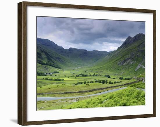 Langdale Pikes, Lake District National Park, Cumbria, England, United Kingdom, Europe-Jeremy Lightfoot-Framed Photographic Print