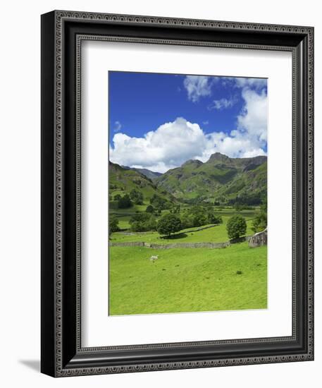 Langdale Pikes, Lake District National Park, Cumbria, England, United Kingdom, Europe-Jeremy Lightfoot-Framed Photographic Print